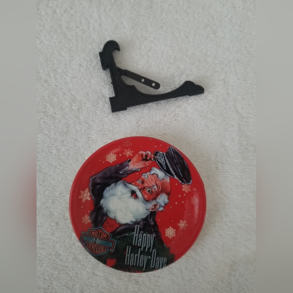 2001 Harley Davidson Limited Edition (13th) Mini plate Christmas ornament